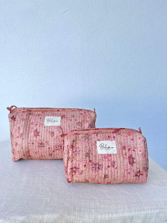 Vintage Silk Beauty Bag Set of 2 pieces • n.7