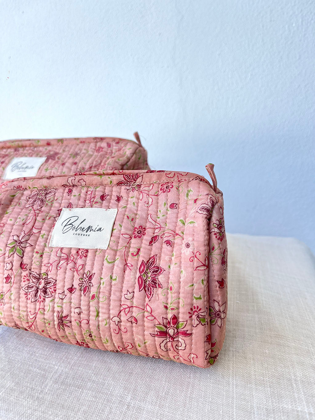 Vintage Silk Beauty Bag Set of 2 pieces • n.7