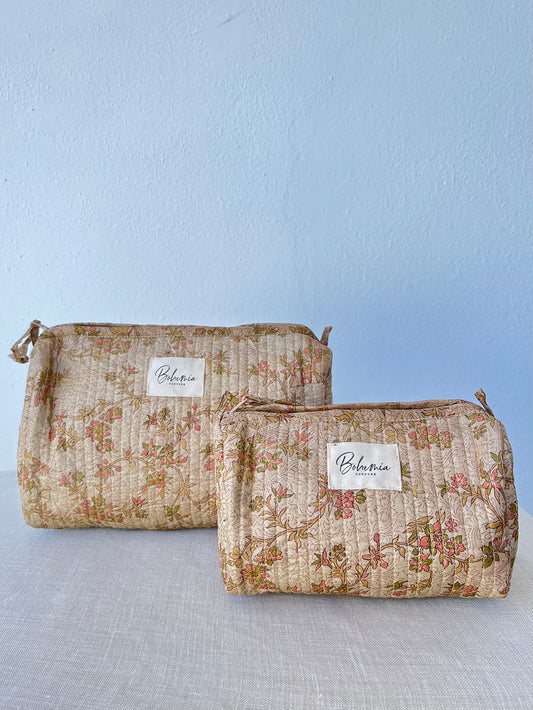 Vintage Silk Beauty Bag Set of 2 pieces • n.8