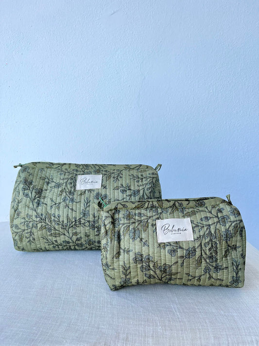 Vintage Silk Beauty Bag Set of 2 pieces • n.10