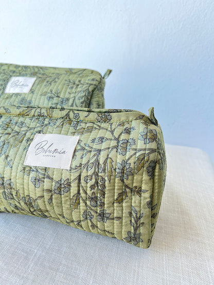 Vintage Silk Beauty Bag Set of 2 pieces • n.10