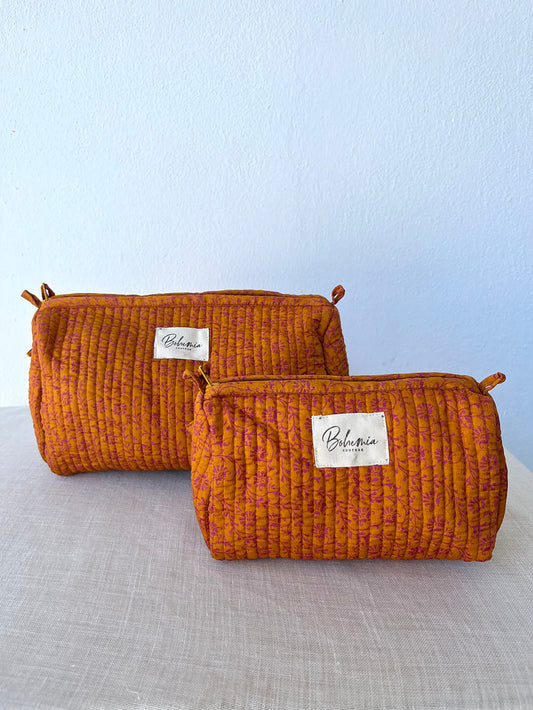 Vintage Silk Beauty Bag Set of 2 pieces • n.11