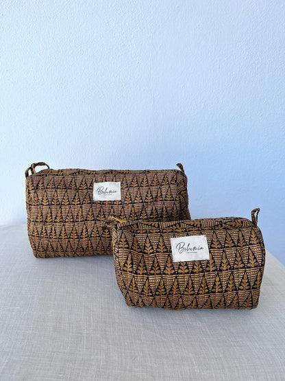 Vintage Silk Beauty Bag Set of 2 pieces • n.15