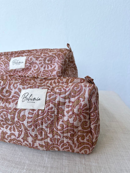 Vintage Silk Beauty Bag Set of 2 pieces • n.2