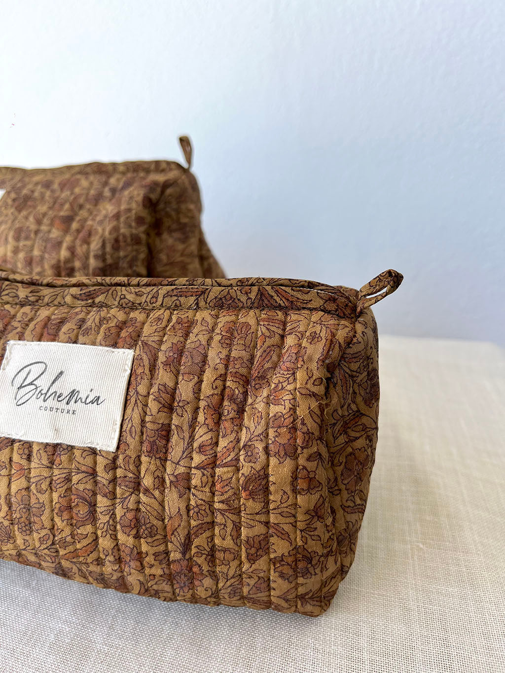 Vintage Silk Beauty Bag Set of 2 pieces • n.17