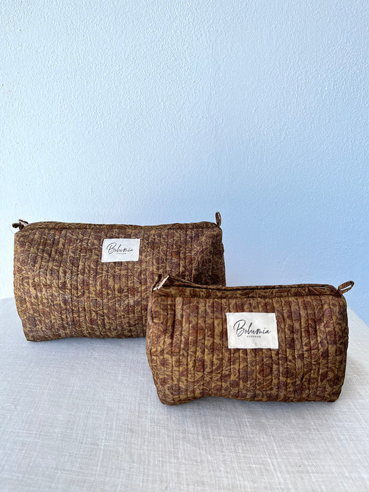 Vintage Silk Beauty Bag Set of 2 pieces • n.17