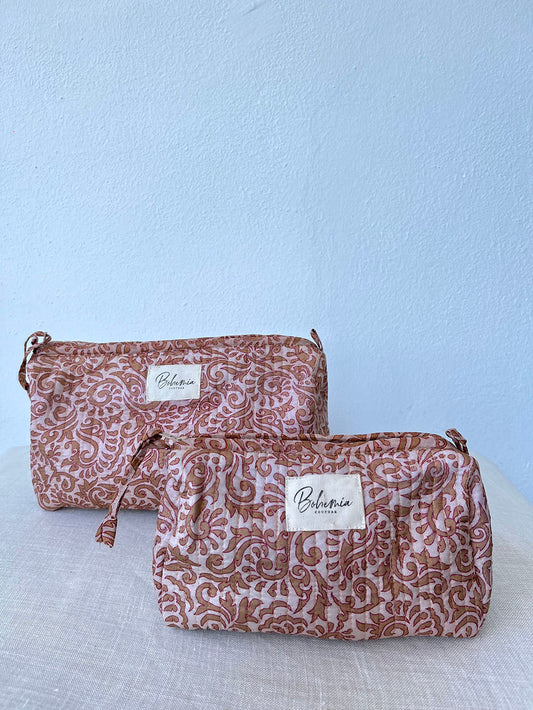 Vintage Silk Beauty Bag Set of 2 pieces • n.2