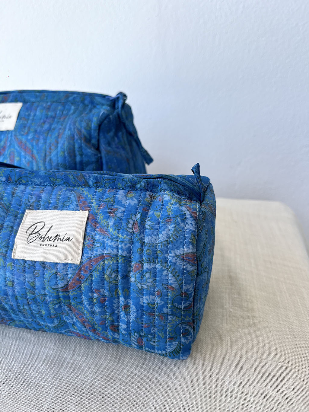 Vintage Silk Beauty Bag Set of 2 pieces • n.20