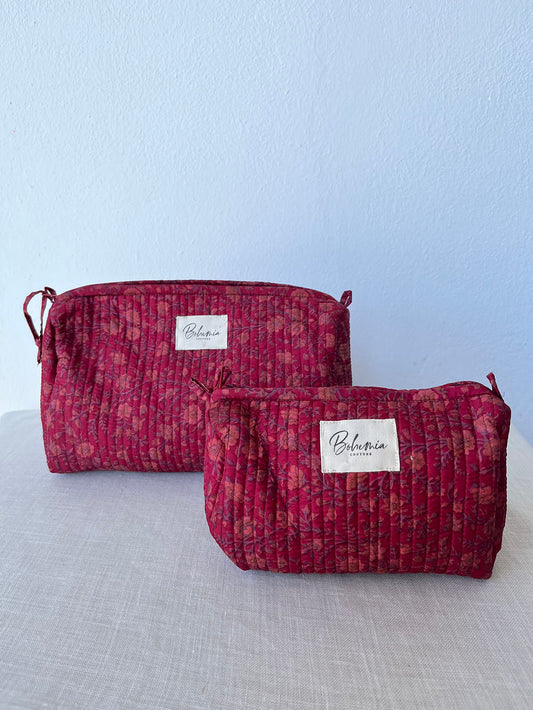 Vintage Silk Beauty Bag Set of 2 pieces • n.22