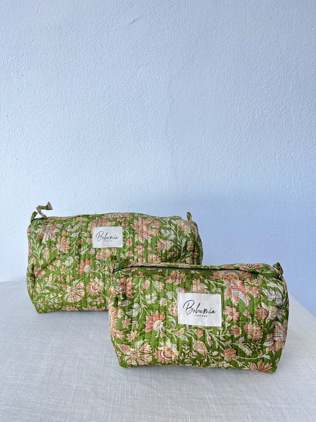 Vintage Silk Beauty Bag Set of 2 pieces • n.6