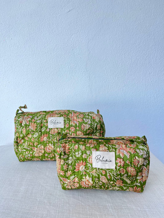 Vintage Silk Beauty Bag Set of 2 pieces • n.6