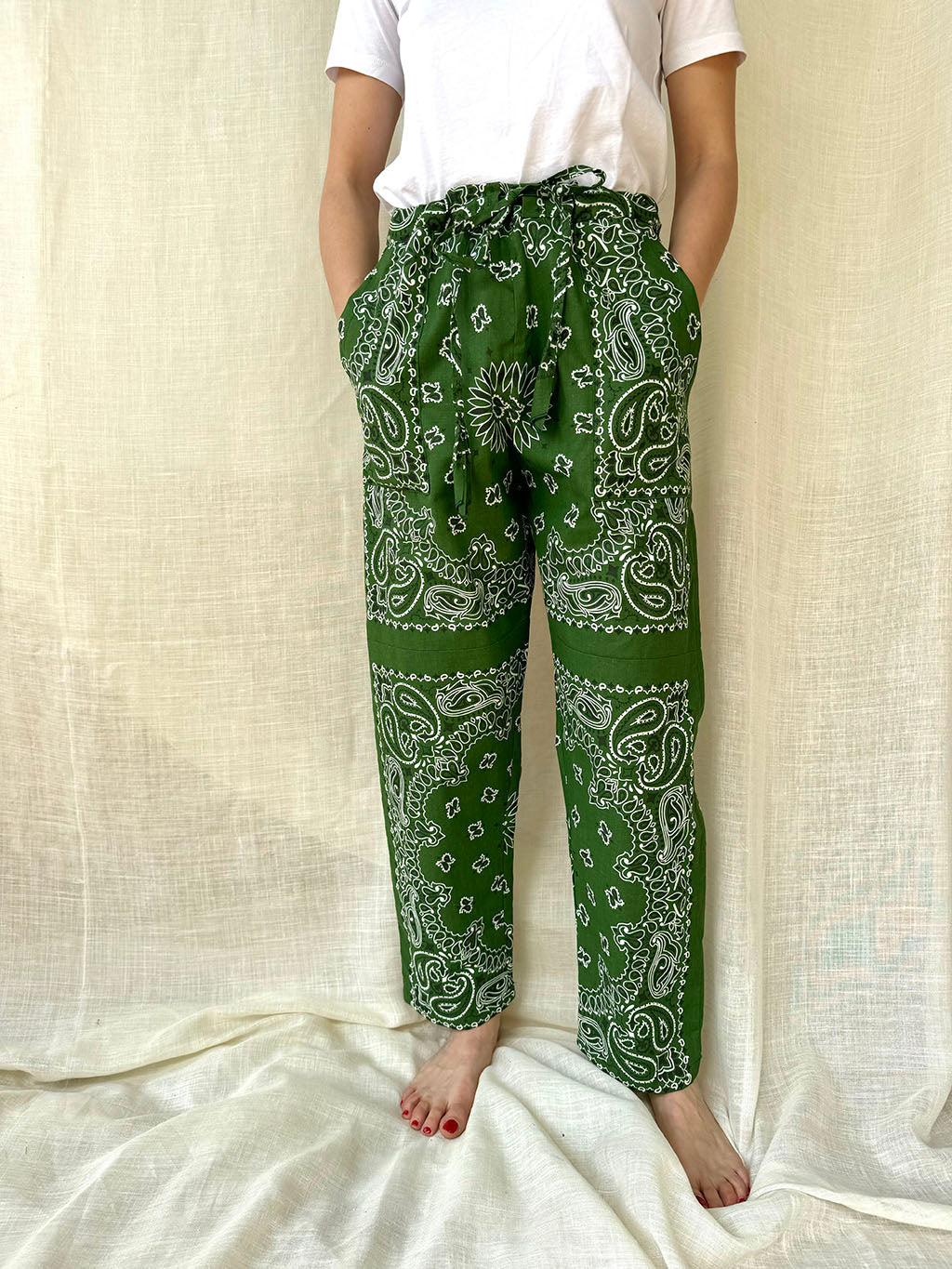 Bandana Pants - British Green