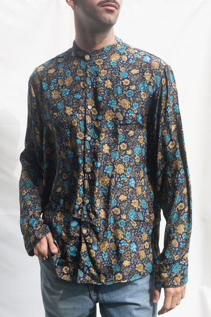 Korean Silk Man Shirt n.16