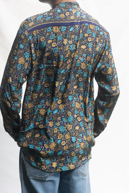 Korean Silk Man Shirt n.16