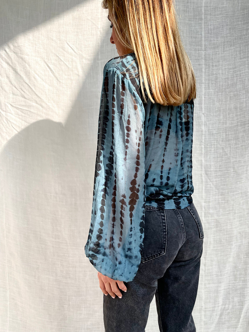 100% Modal Voile Tie Dye Shirt n.1